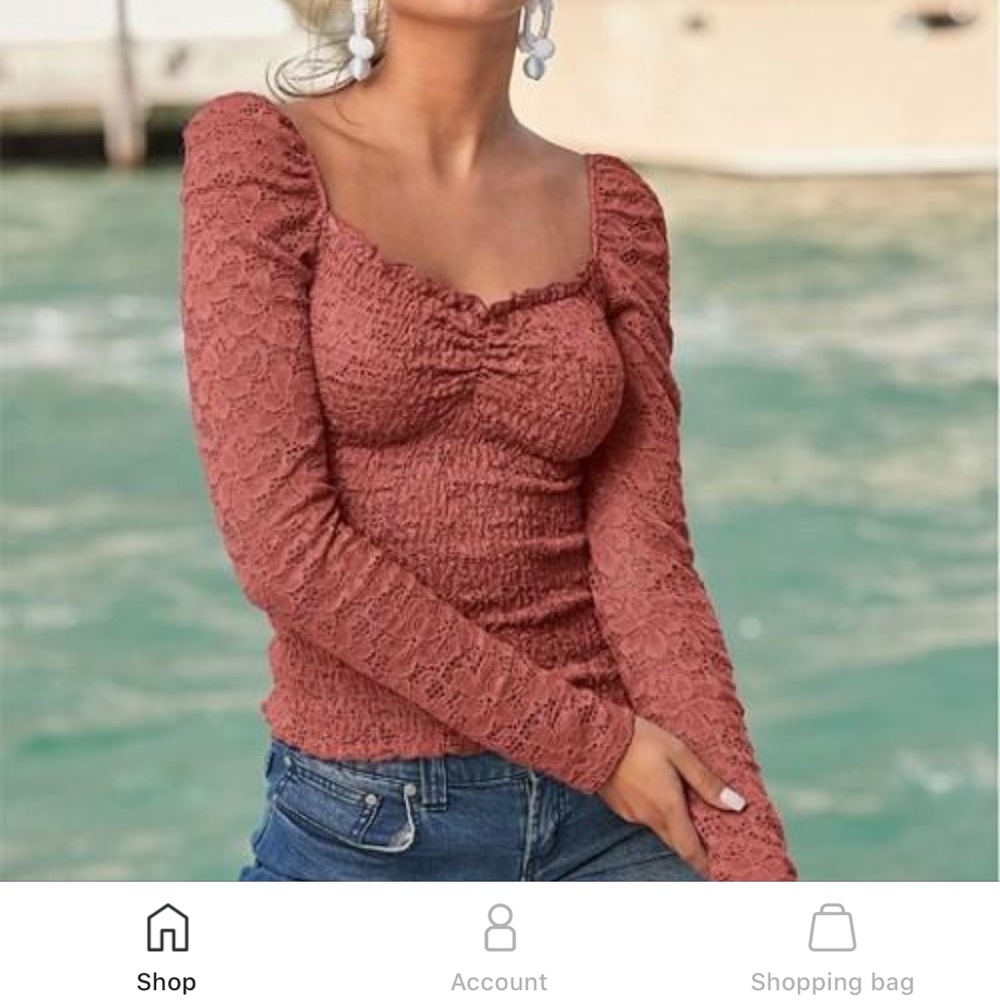 NWOT- Venus sexy long sleeve top